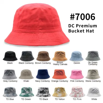 Diseña tu propio sombrero de pescador de algodón premium personalizado
