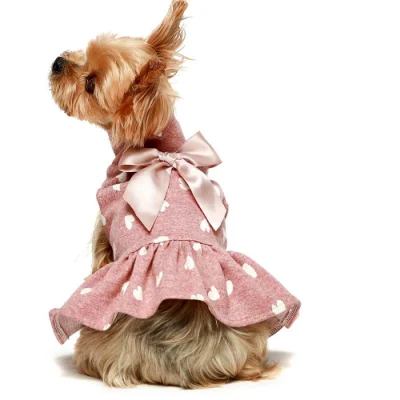 Vestido de encargo del perrito de la ropa de los accesorios de la ropa del perro del animal doméstico del modelo del verano