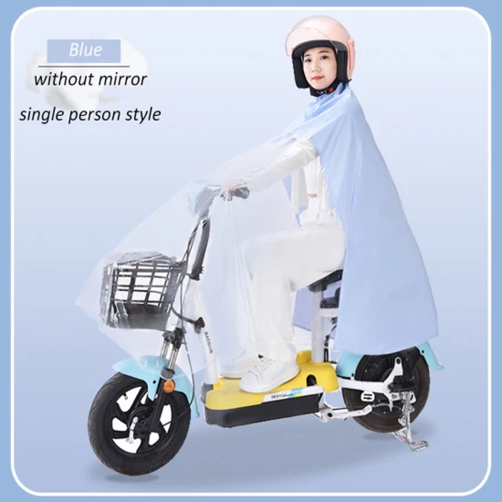Poncho impermeable para motocicleta, impermeable para la lluvia, impermeables EVA para hombres, ropa impermeable con impresión de logotipo personalizado para bicicleta