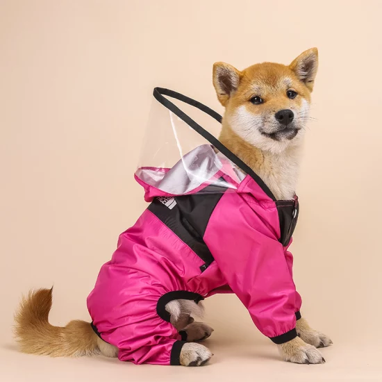 Chubasquero impermeable para perros y mascotas, mono reflectante, chaquetas impermeables con capucha, ropa para exteriores para perros pequeños, suministros para mascotas